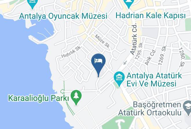 Muratpasa - Hotel Karyatit Kaleici Maps