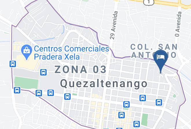 Quetzaltenango - Hotel Kasa Kamelot 2 Maps