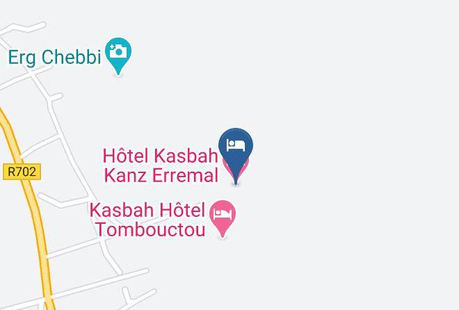 Meknes Tafilalet - Hotel Kasbah Kanz Erremal Maps