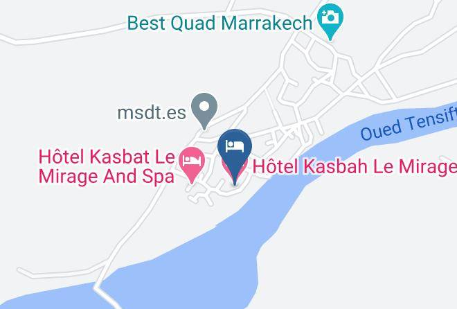 Marrakesh - Hotel Kasbah Le Mirage Maps