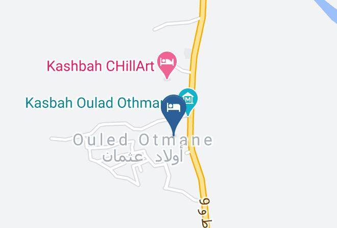 Meknes Tafilalet - Hotel Kasbah Oulad Othmane Maps
