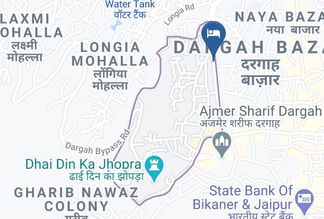 Ajmer - Hotel Kashish Paradise Maps