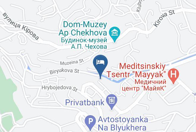 Yalta - Hotel Kashtanovyy Osobnyak Maps