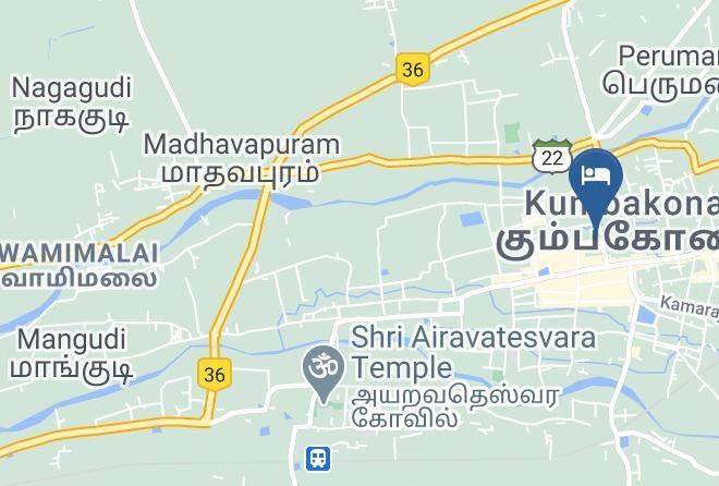 Kumbakonam - Hotel Kasi Towers Lodge Maps