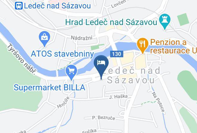 Havlickuv Brod - Hotel Kaskada Maps