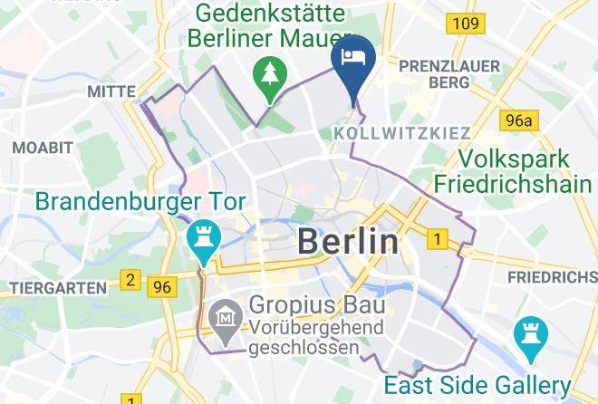 Stadt Berlin - Hotel Kastanienhof Maps