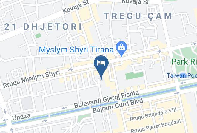 Tirana - Hotel Kastria Maps