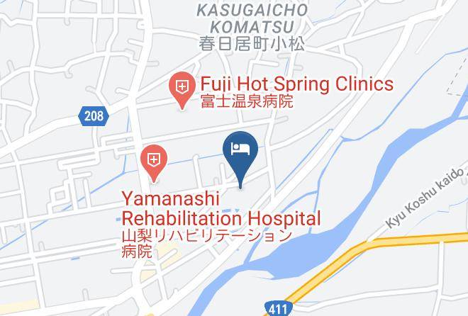 Fuefuki City - Hotel Kasugai Maps