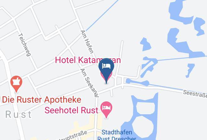 Rust - Hotel Katamaran Maps