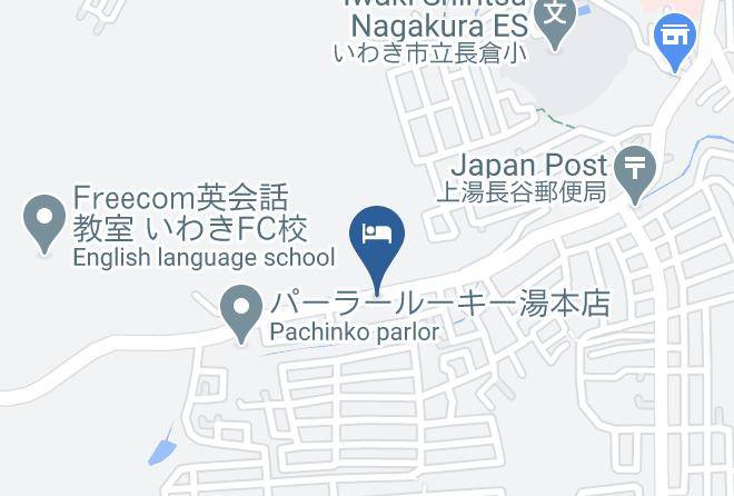 Iwaki City - Hotel Katen Maps