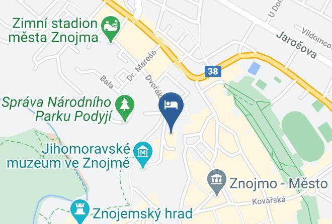 Znojmo - Hotel Katerina Maps