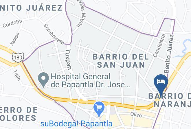 Papantla - Hotel Katlen Maps