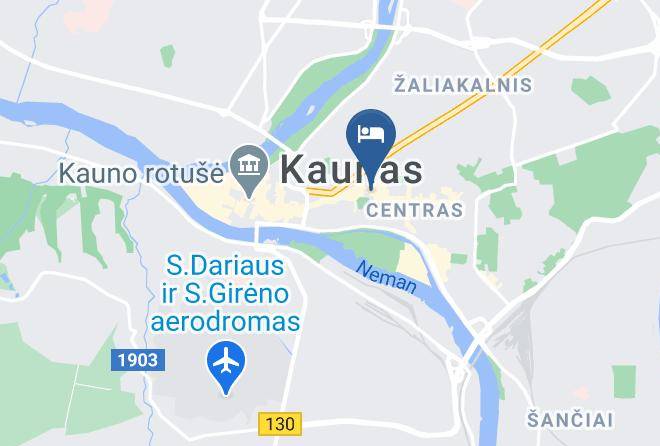 Kaunas - Hotel Kaunas City Maps