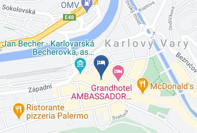 Carlsbad - Hotel Kavalerie Maps