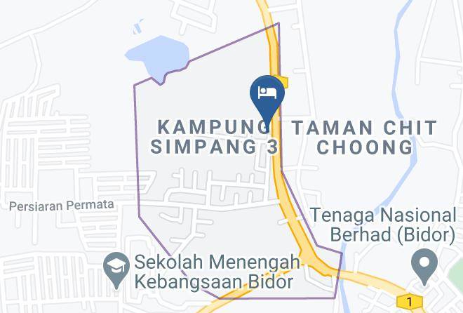 Batang Padang District - Hotel Kawan Bidor Maps