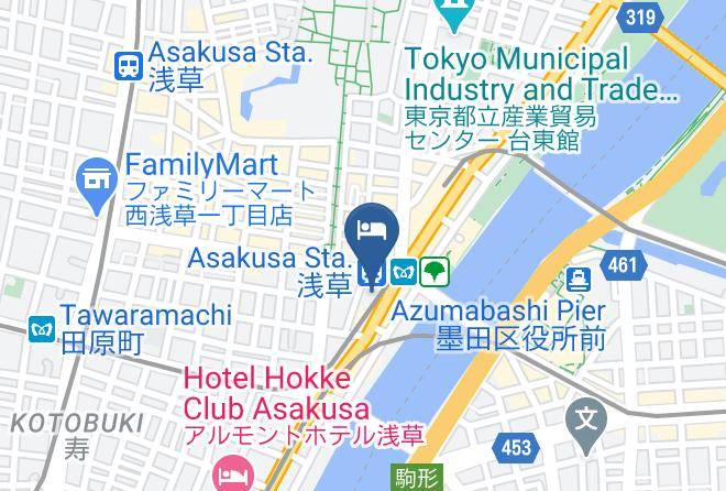 Taito Ward - Hotel Kawase Maps