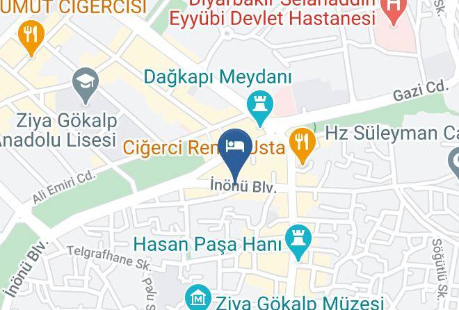 Sur - Kaya Otel Diyarbakir Maps