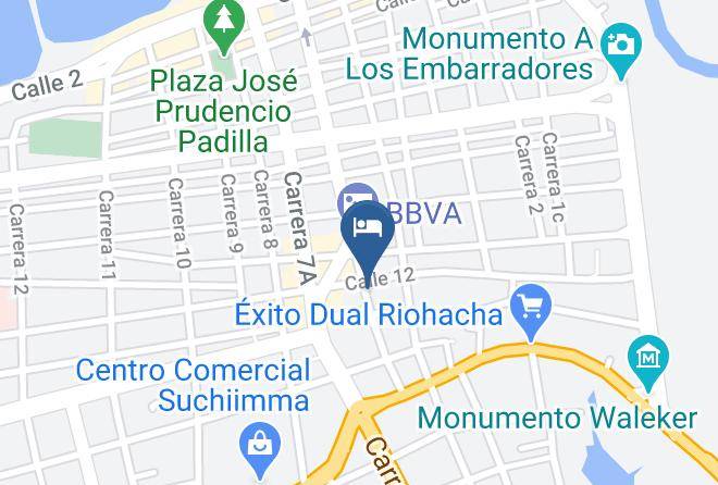 Riohacha - Hotel Kayuusi Maps