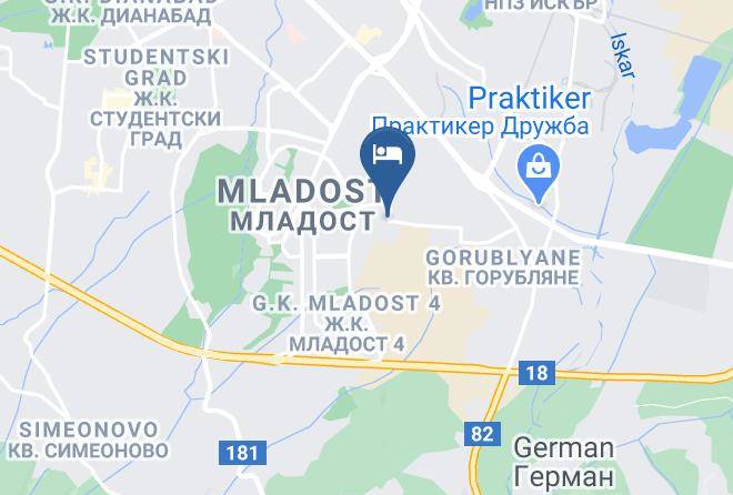 Sofia - Hotel Kazablanka Maps