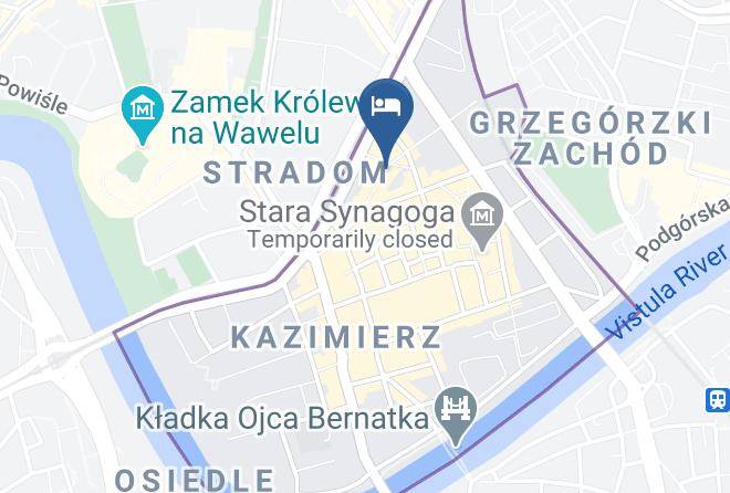 Cracow - Kazimierz Iii Hotel Maps