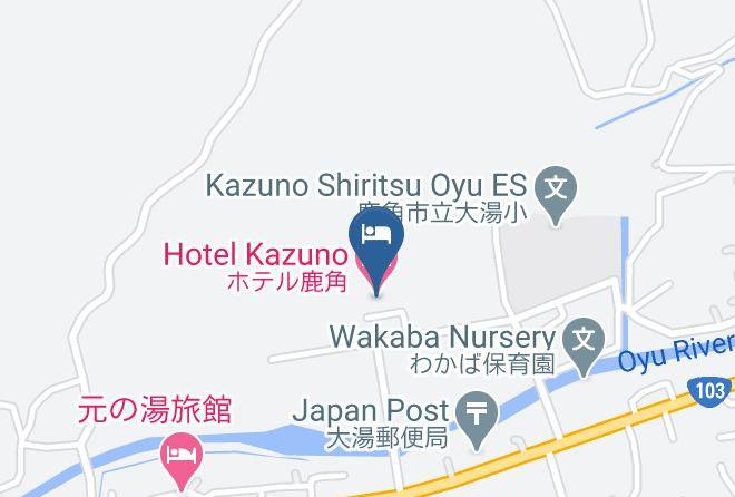 Kazuno City - Hotel Kazuno Maps