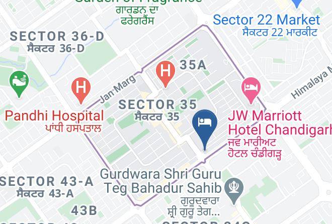 Sector 35 - Hotel Kc Residency Maps