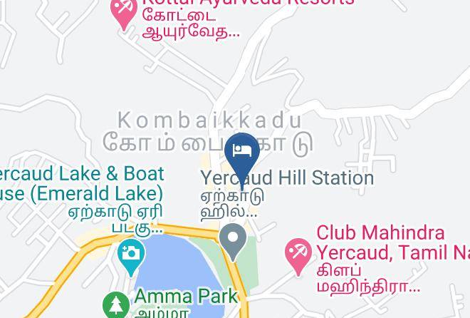 Yercaud - Hotel Kc Yercaud Maps