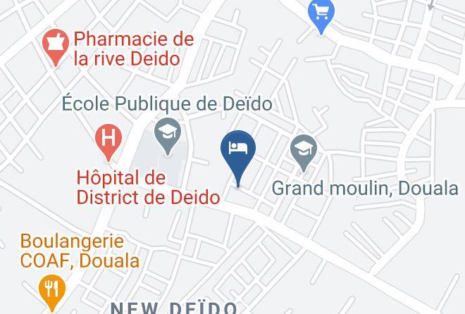 Hotel Kedja Le Sportif Deido Map - Littoral - Wouri