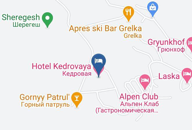 Tashtagolsky District - Hotel Kedrovaya Maps