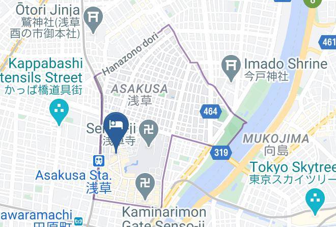 Taito Ward - Nine Hours Asakusa Maps