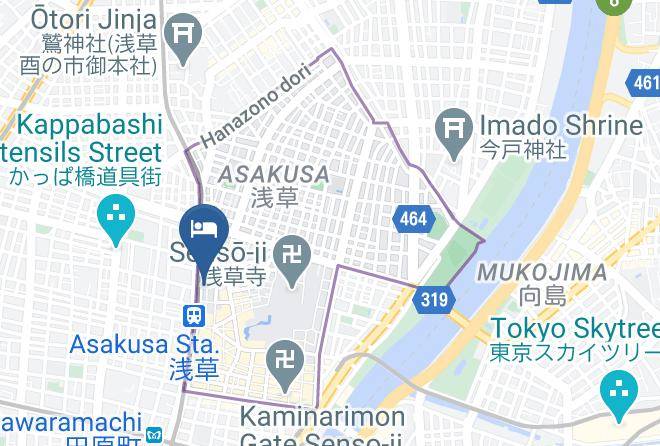 Hotel Keihan Asakusa Map