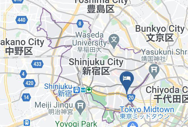 Hotel Keihan Tokyo Yotsuya Map