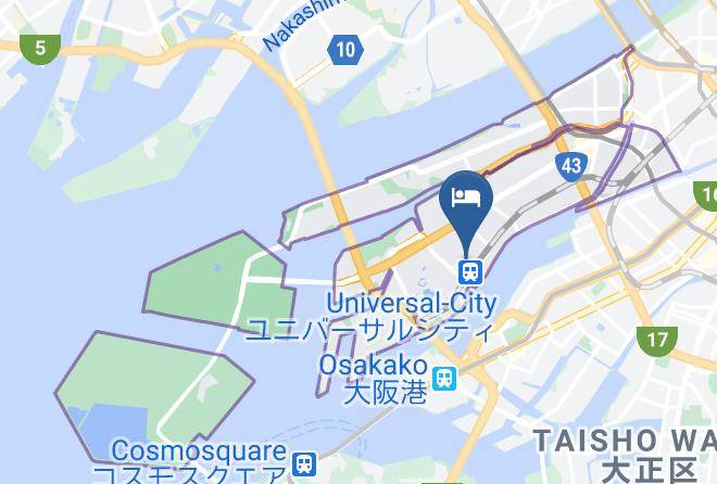 Hotel Keihan Universal City Map