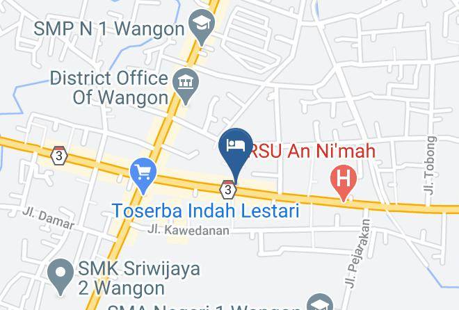 Banyumas Regency - Hotel Kelapa Gading Indah Maps