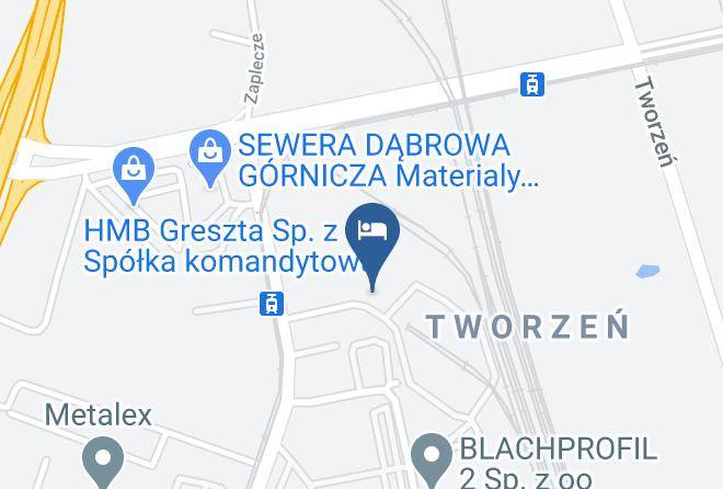 Dabrowa Gornicza - Hotel Kem Maps