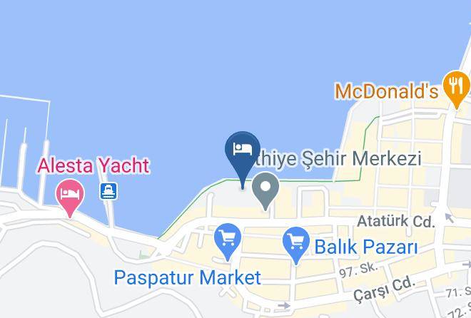 Fethiye - Hotel Kemal Maps