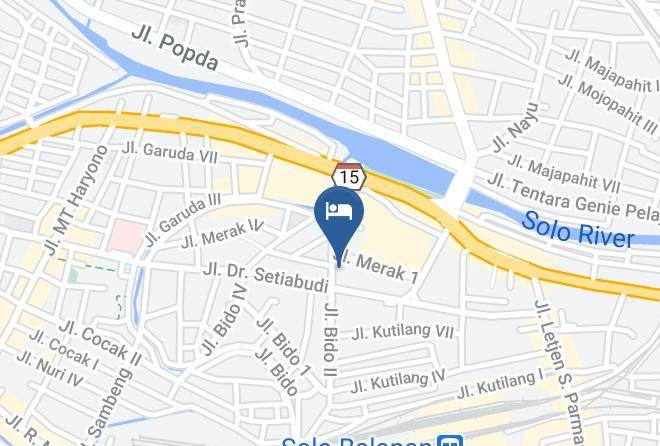 Surakarta - Hotel Kencana Asri Maps