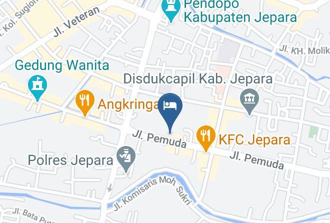 Jepara Regency - Hotel Kencana Maps