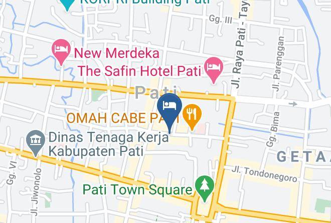 Pati Regency - Hotel Kencana Maps