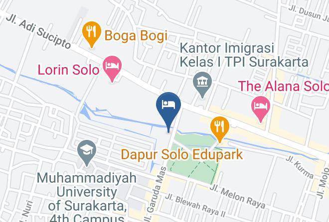 Sukoharjo Regency - Hotel Kendedes I Maps