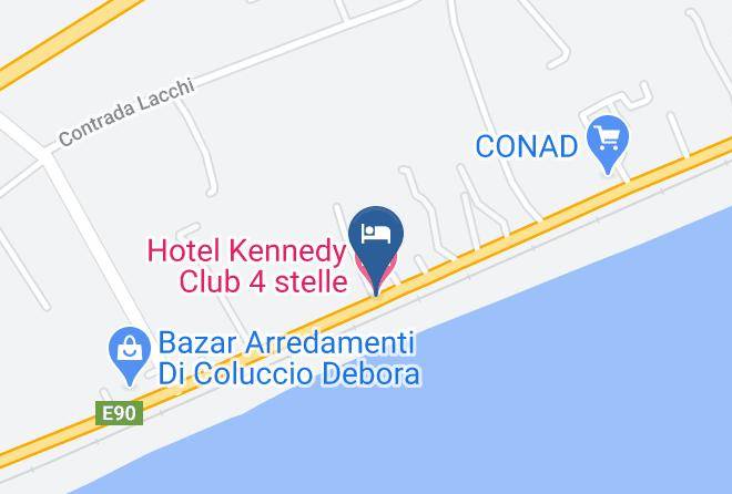 Reggio Di Calabria - Hotel Kennedy Club Maps