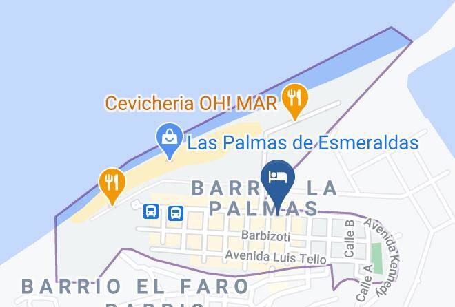 Esmeraldas - Hotel Kennedy Esmeraldas Maps