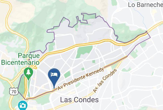 Santiago - Hotel Kennedy Maps