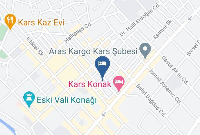 Kars Ortakapi - Hotel Kent Ani Maps