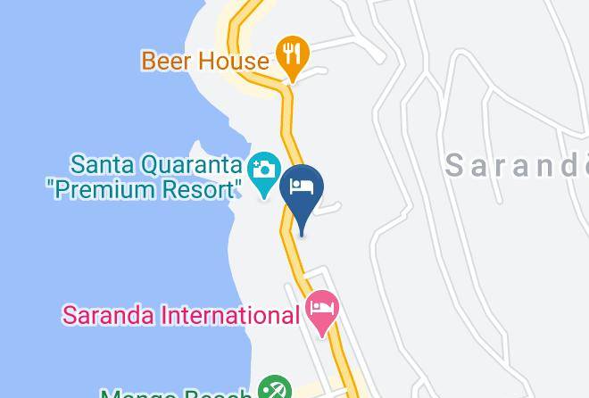 Saranda - Hotel Kent Maps