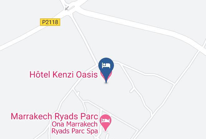 Marrakesh - Hotel Kenzi Oasis Maps