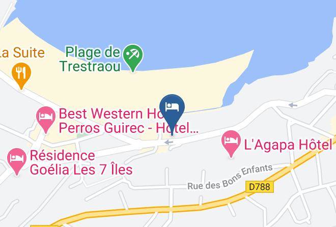 Cotes D Armor - Hotel Ker Mor Maps