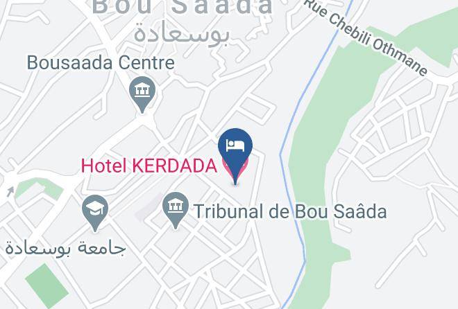 Msila - Hotel Kerdada Maps