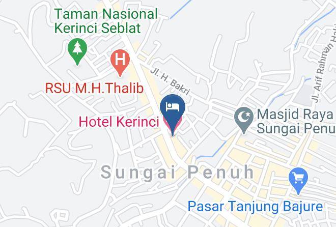 Hotel Kerinci Map