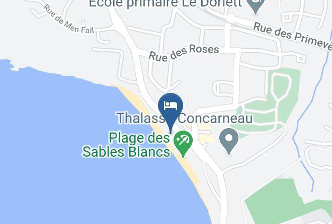 Finistere - Hotel Kermor Maps